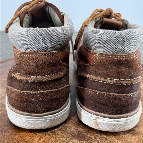 Bull Boxer Boots Mens 13 Brown Leather Leather Lace Maplewood 86 NW Regatta Crew main image 8